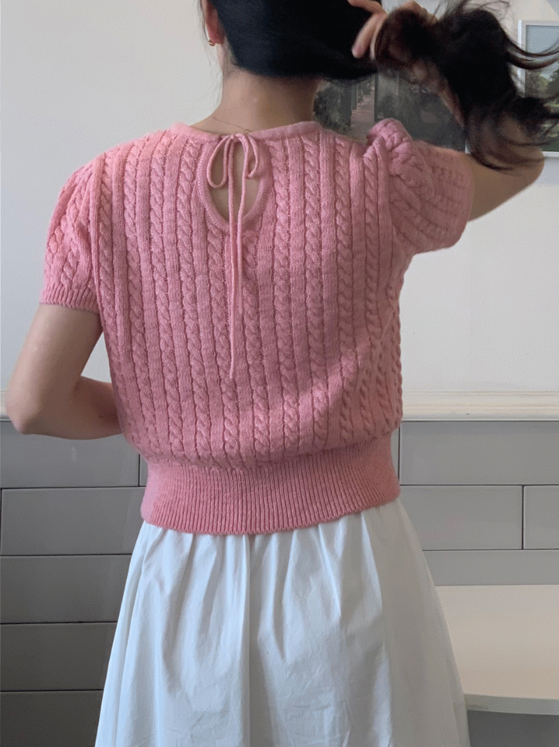 jenny ribbon half knit